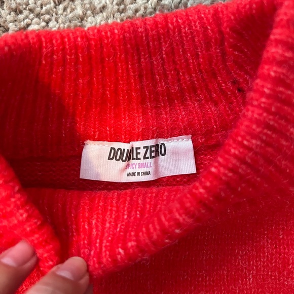 Women's Vibrant Red Sweater - Picture 5 of 7
